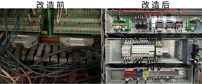 電氣柜改造前后